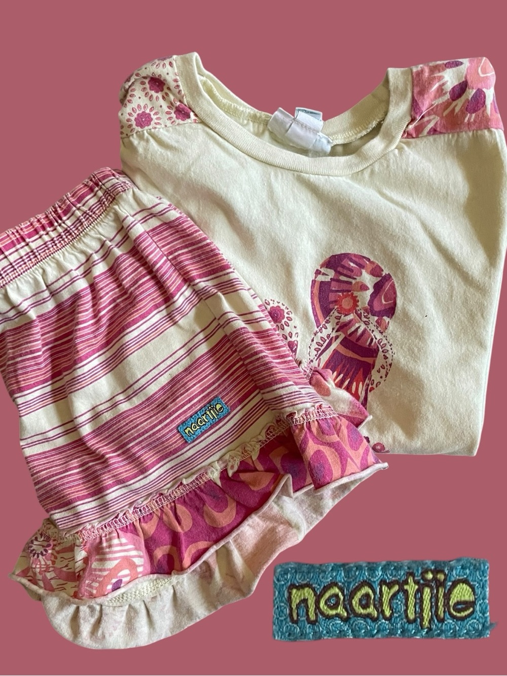 Naartjie turtle collection 2012 flip-flop 3-5yr two piece set